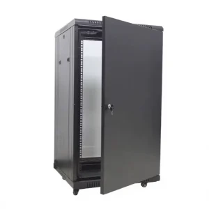 Premium SPCC Cold Rolled Steel 32U Server Cabinet 19″ Floor Standing Heavy Duty Metal Network Rack Enclosure Factory Price