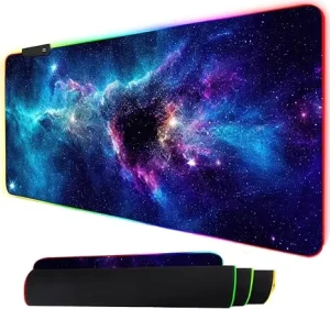 Printed Extended RGB Gaming Mouse Pad Wireless Charging XL XXL Size Custom Logo Lighting Map Waterproof Eco Friendly Natural