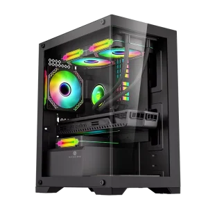 Prism Mini Design Gaming Hardware Mid Tower PC Case