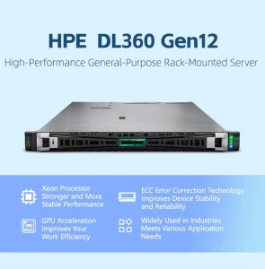 ProLiant DL360 Gen12 1U 2P Rack Server Intel Xeon 6400MT/s 144 Cores 8SFF CTO 4LFF CTO