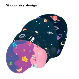 Professional Gaming Mouse Pad Computer Gaming Mousepad Rug for PC Notebook Space Painting Design Silicone Durable Office Heated