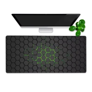 Professional Gaming Mouse Pad XL Size Hexagon Graphic Desk Cover Anti skid Rubber Bottom Mouse Pad for Esports Studio