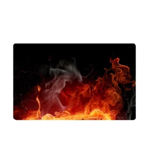 Promotional Custom Large Rubber Mouse Pad Sublimation Printing Fire Gaming Mouse Pad
