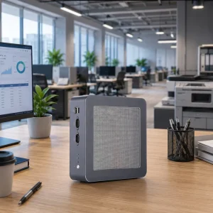 Q71200X S18 Desktop Mini PC Barebone Thin Client 8*USB 6*RS 232 Home IoT Industrial Control Computer