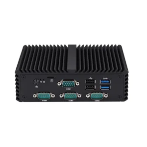 Qotom 4 RS232 6 USB High Temperature Resistance Fanless Mini Industrial PCs 10th Gen CPU Core I3 10110U