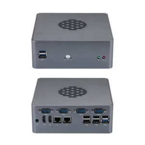 Qotom Q70600P S09 Intel Celeron Dual DDR4 RAM SSD+HDD Storage Desktop Mini PC with Industrial Use and Networking Capabilities