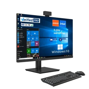 Quad Core Office Home Desktop PC Intel Core I5 12 13th Gen 64GB DDR3 RAM 23.8″ LCD 1080P FHD IPS Screen SSD All in One Computer
