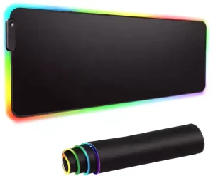 RGB Custom Design Water Resistant Large Gaming Mouse Pad Soft Non Slip Rubber Base for Laptop PC Games in Stock