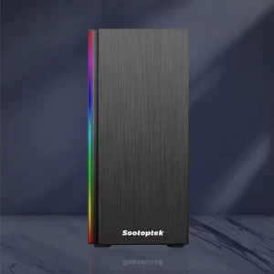 RGB Fan Tempered Glass Full Tower Micro ATX Computer Case