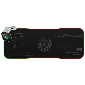 RGB Mouse Pad Gaming Desk Mouse Pad Natural Rubber Wireless Charger Mousepad for Cellphone for Gamer