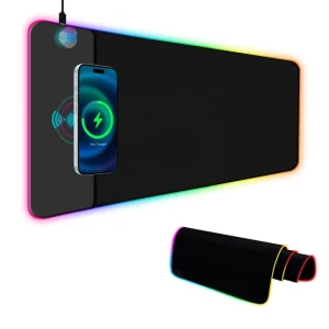 RGB Mouse Pad Gaming Soft Surface LED Lighting Computer Mouse Mat Waterproof Xl Xxl