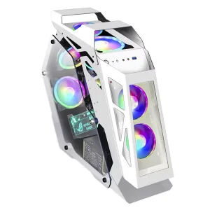 RGB Steel ATX Desktop Gaming PC Case