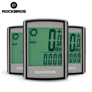 ROCKBROS Cycling Computer Heart Rate Monitor Armband Speed Cadence Sensor Backlight Bicycle Computer With GPS