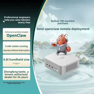 RT100 OpenClaw Mini PC Core i5 Intel Platform with Integrated Graphics Compact Portable Desktop Case 3 Year National Warranty