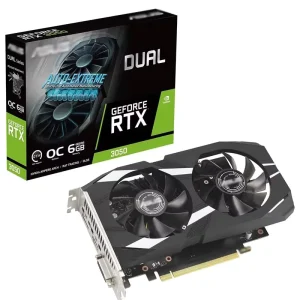 RTX 3050 6GB OC Gaming Graphics Card PCIe 4.0 6GB GDDR6 DisplayPort 1.4a Dual Fan