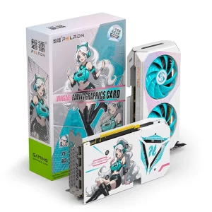 RTX 4060 8 GB GDDR6 128-bit 8-pin White Dual Fan Gaming Graphics Card for Desktop
