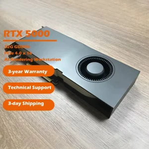 RTX 5000 Ada 32GB 250W Workstation GPU with GDDR6 and Fan Cooler