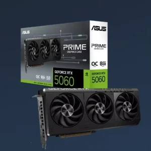 RTX 5060 O8G PCI Express Gaming Graphics Card with Fan Cooling for Desktop
