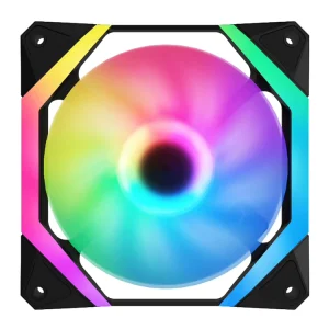 RX-128 RGB PWM PC Cooling Fan High Airflow Aluminum CPU Cooler