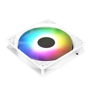 RX-133 Customizable CPU Cooling Fan with ARGB LED White Case Cooler for PC