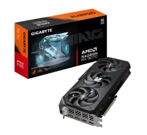 RX 9070 XT Gaming OC 16GB GDDR6 PCI Express 4.0 Desktop Fan Cooler Graphics Card