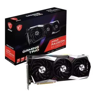 Radeon RX 6950 XT Gaming Trio 16GB RX6000 Series Gaming Graphics Card with GDDR6 Memory for Desktop
