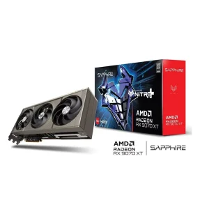 Radeon RX 9070 XT 16GB GDDR6 Gaming Desktop Graphics Card with Fan Cooling
