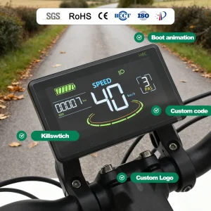Rainproof Wired Bike Computer Bicycle Speedometer Electronic Cycling Odometer Speed Sensor MPH Meter for V20 V8 H9 3.0