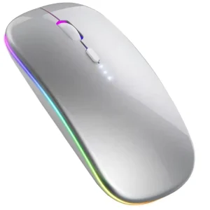 Rechargeable 2.4G Dual-Mode Gaming Mouse USB RGB LED Optical Battery for Computer Laptop