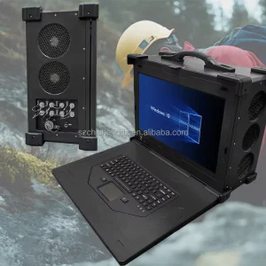 Rugged Industrial Gaming Laptop for Outdoor Use IP65 18.5-inch Display 64GB RAM 4TB Storage
