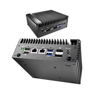 Rugged Industrial Mini PC I7 4600U Fanless 2 LAN 2 COM RS232 485 SSD New Embedded Computer Factory Automation Kiosk Control