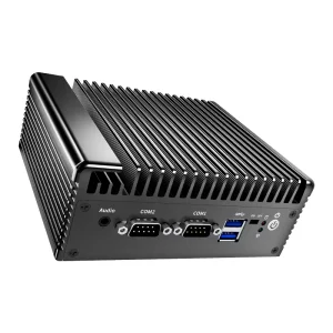 Rugged Industrial Mini PC Intel i5 Dual Core Dual Display Linux Fanless 6 USB 2 LAN Portable Computer