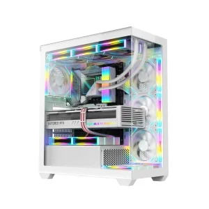 Ruix Carnival 360A ATX Gaming Motherboard Case HD Audio & MIC Port Mid Tower Computer Case Aluminum Alloy in Stock for Daily Use