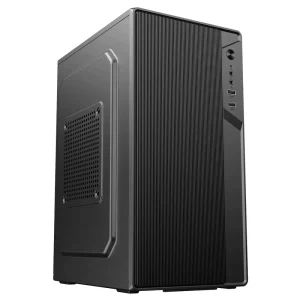 Ruix G2 M ATX Office Desktop Computer Case OEM Custom PC Chassis Black Computer Cabinet for Business Gaming