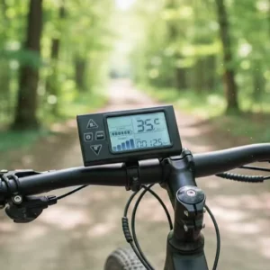S861 Digital Bicycle Computer LCD Display, Wired Stopwatch, Black and White Screen, Aluminum Alloy Speedometer