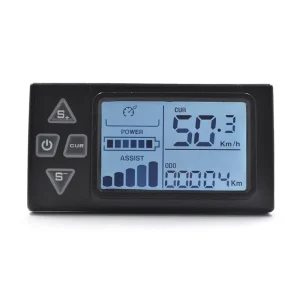 S861 E-Bike Wireless LCD Display IP67 Waterproof PAS Speedometer Fatbike Computer