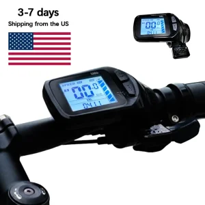 S886TH Cycling Accessories E-Bike LCD Display Speedometer for Fatbike V20 Bicycle Computer