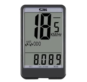 SD 576B Wired Bike Computer Speedometer with LCD Backlight