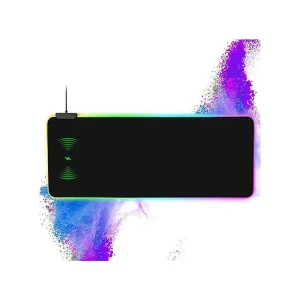 SHHERFOND XF M001 New Rubber Luminous Wireless Charging RGB Mouse Pad Factory Custom Gaming Black Luxury