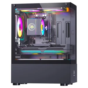 SNOWMAN CS054 the Top of the Line Processor Intel Core I9 Desktops Are Designed for the Highest Performance Gaming PC Case