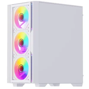 SNOWMAN Factory Direct Well ventilated M ATX Mini ITX Computer Case Gaming Tower Tempering Glass Computer case White or Black