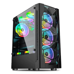 SNOWMAN Gaming Pc Case ATX ITX M ATX Mid Tower Gamer Cabinet Customization Gaming Transparent Computer Case Towers