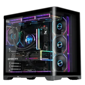 SNOWMAN PLUS Full Tower Gaming Case ATX Computer Gamer PC Casing Accessories with Side Panel Window Stock Available