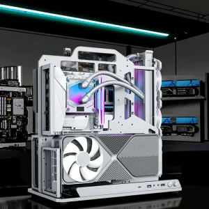 SOC-AP Aerometal Aluminum ATX PC Case Compatible with RTX 5080 GPU
