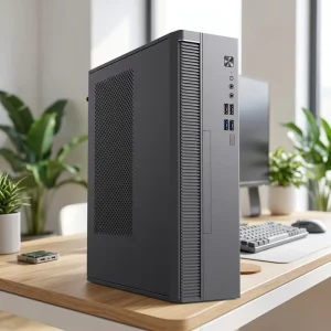 SOHOO SFF CASE Minimalist Business Office Chassis 8.2L SFF CASE Supports M ATX Small Size Workstation Computer Case