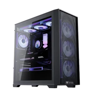 SPCC Steel ATX Mid-Tower Gaming PC Case with LCD Display