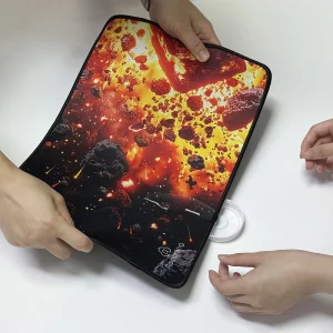 Scratch Resistant Mouse Pad for Gaming Stitched Edge Non Slip Rubber Base with Multi Size Customization for FPS and MOBA