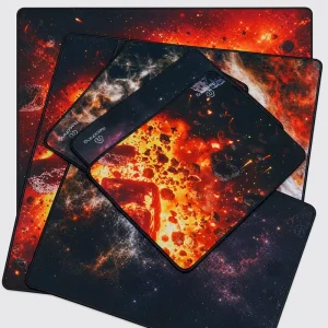 Scratch Resistant Mouse Pad for Gaming Stitched Edge Non Slip Rubber Base with Waterproof Smooth Surface