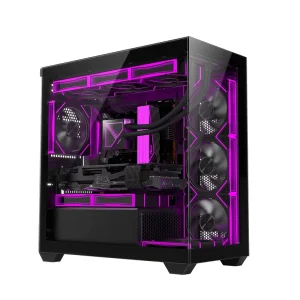 Sea View Mid Tower PC Case Low Profile Desktop Gaming Case Monster Computer Cabinet