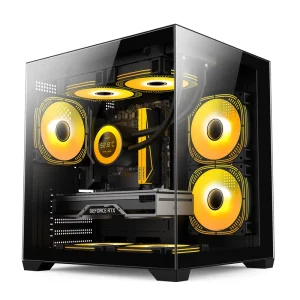 Sea View Room Gaming PC Case with Tempered Glass and 240 Water Cooling Support